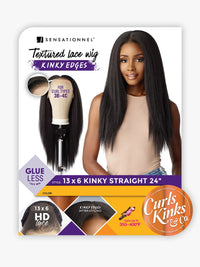 Thumbnail for Sensationnel Curls Kinks & Co Kinky Edges 13x6 Kinky Kinky Straight 24