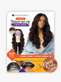 Thumbnail for Sensationnel Curls Kinks & Co Kinky Edges Y Part Kinky Loose Spiral 24