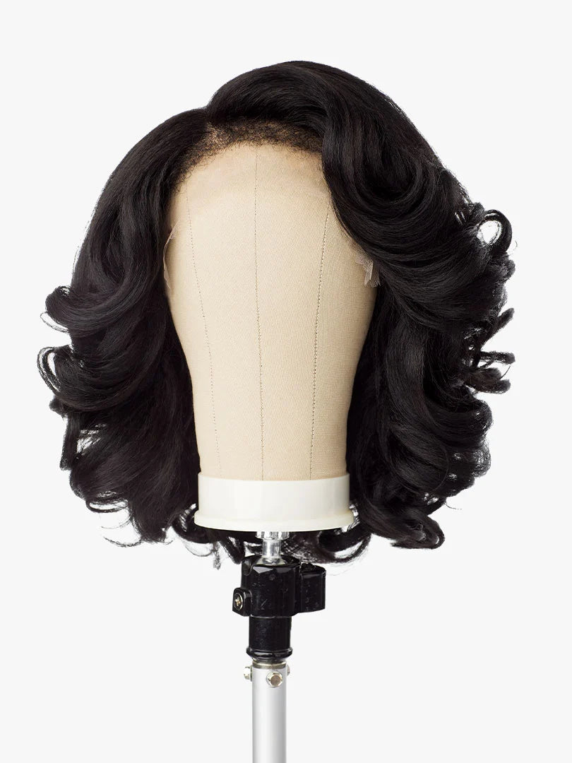 Sensationnel Curls Kinks & Co Kinky Edges Y Part Kinky Volume Curl 14" Lace Front Wig KEYPKVC14