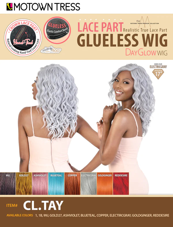 Motown Tress Day Glow Lace Part Glueless Wig CL. TAY - Elevate Styles