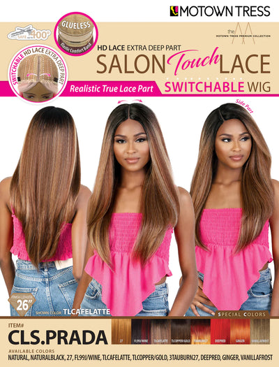 Motown Tress HD Lace Extra Deep Part Salon Touch Wig CLS PRADA - Elevate Styles
