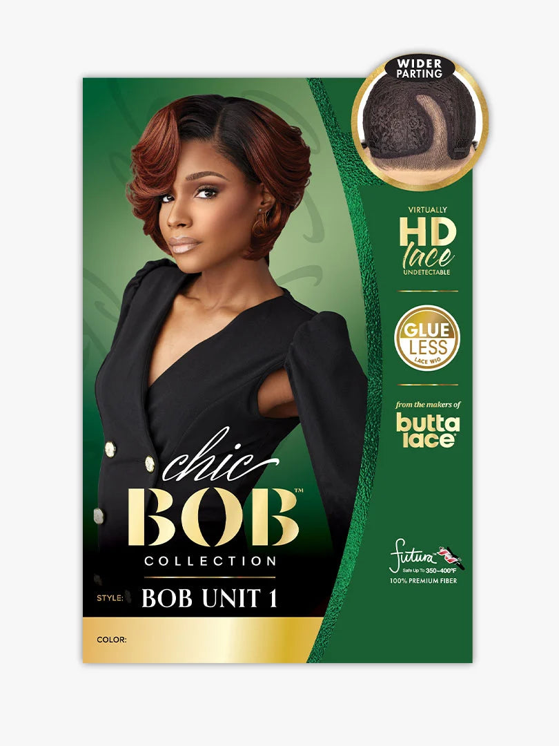 Sensationnel Butta Lace HD Chic Bob Lace Front Wig Bob Unit 1 LDBBOB001