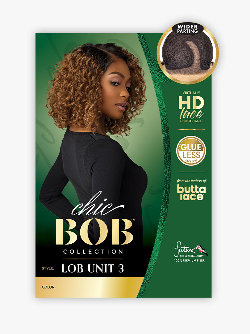 Sensationnel Butta Lace HD Lace Front Wig Chic Bob Lob Unit 3 LDBLOB003