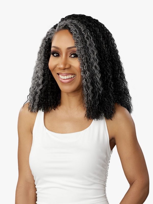 Sensationnel Salt & Pepper Dashly HD Lace Front Wig SP Lace Unit 4 DLWSP004 - Elevate Styles