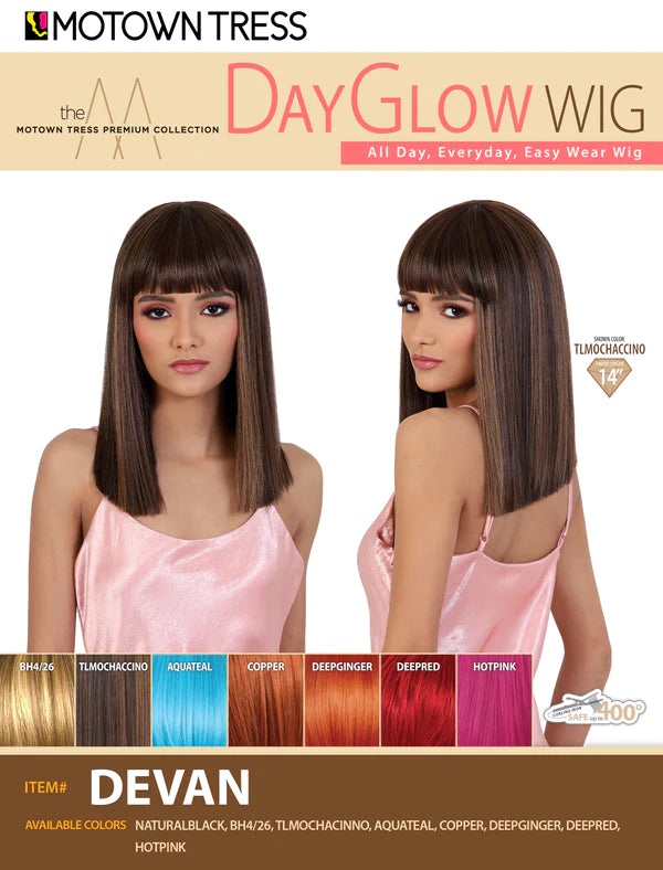 Motown Tress Premium Collection DayGlow Wig - DEVAN - Elevate Styles