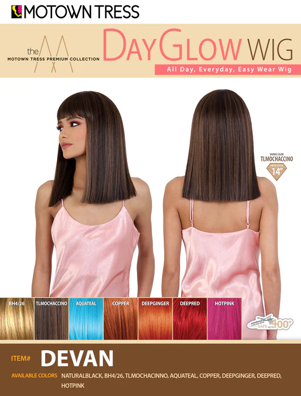 Motown Tress Premium Collection DayGlow Wig - DEVAN - Elevate Styles