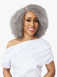 Thumbnail for Sensationnel Salt & Pepper Dashly HD Lace Front Wig SP Lace Unit 8 DLWSP008