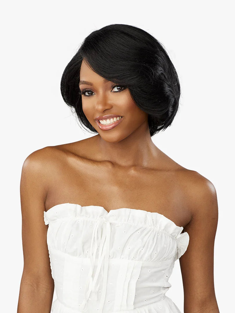 Sensationnel Salt & Pepper Dashly HD Lace Front Wig SP Lace Unit 9 DLWSP009