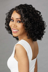 Thumbnail for Sensationnel Salt & Pepper Dashly HD Lace Front Wig SP Lace Unit 10 DLWSP010