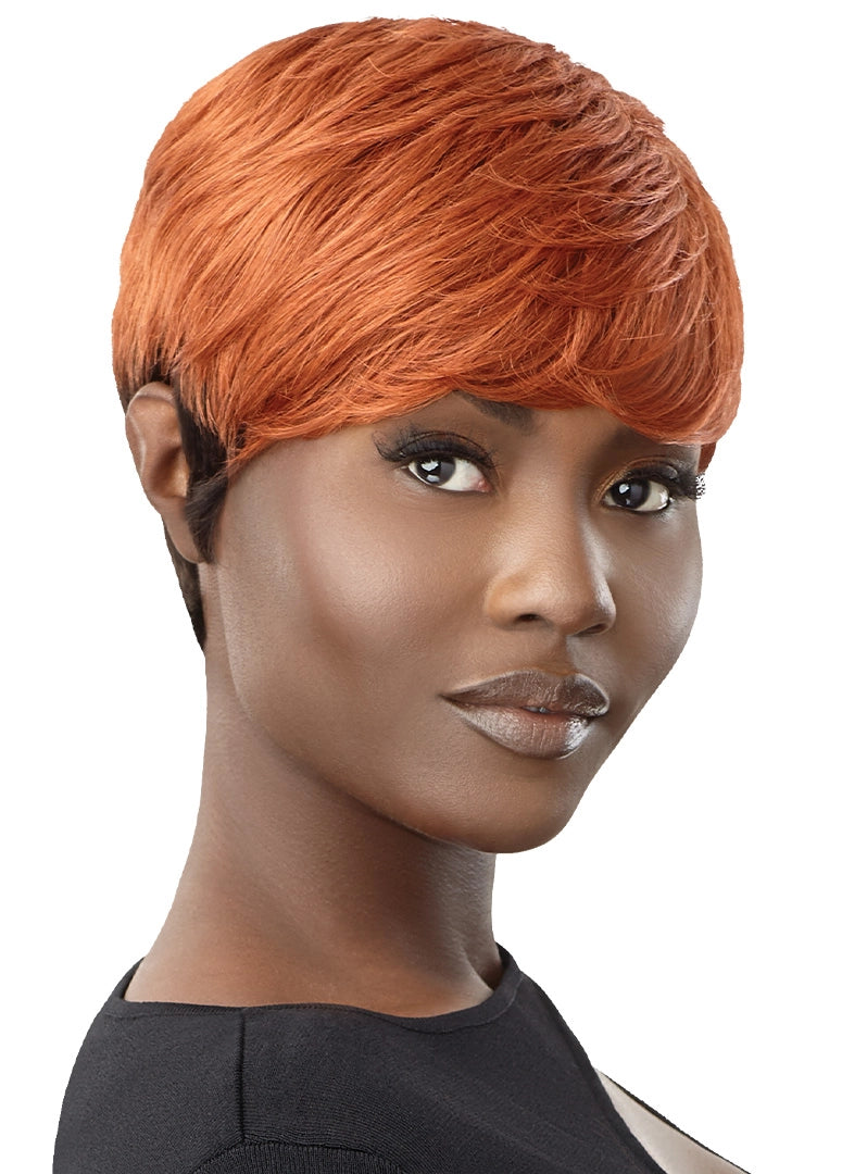 Outre Fab&Fly™ Human Hair Full Cap Wig Color Queen Zayna QHFCQZAY