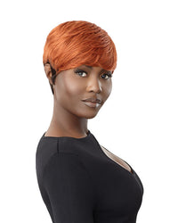 Thumbnail for Outre Fab&Fly™ Human Hair Full Cap Wig Color Queen Zayna QHFCQZAY