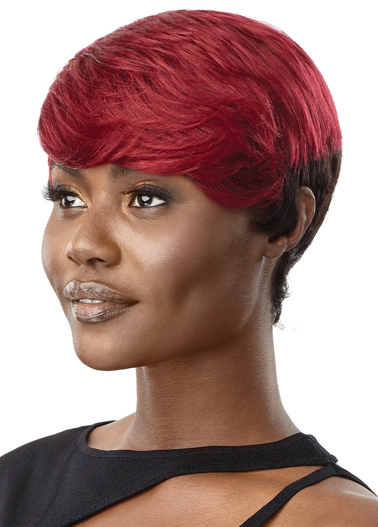 Outre Fab&Fly™ Human Hair Full Cap Wig Color Queen Zayna QHFCQZAY