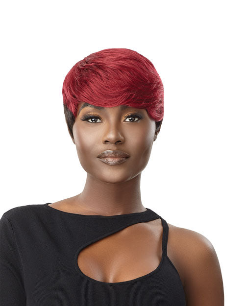 Outre Fab&Fly™ Human Hair Full Cap Wig Color Queen Zayna QHFCQZAY