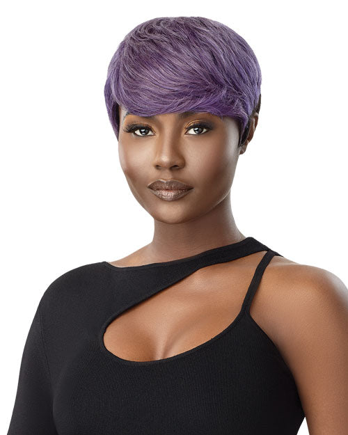 Outre Fab&Fly™ Human Hair Full Cap Wig Color Queen Zayna QHFCQZAY