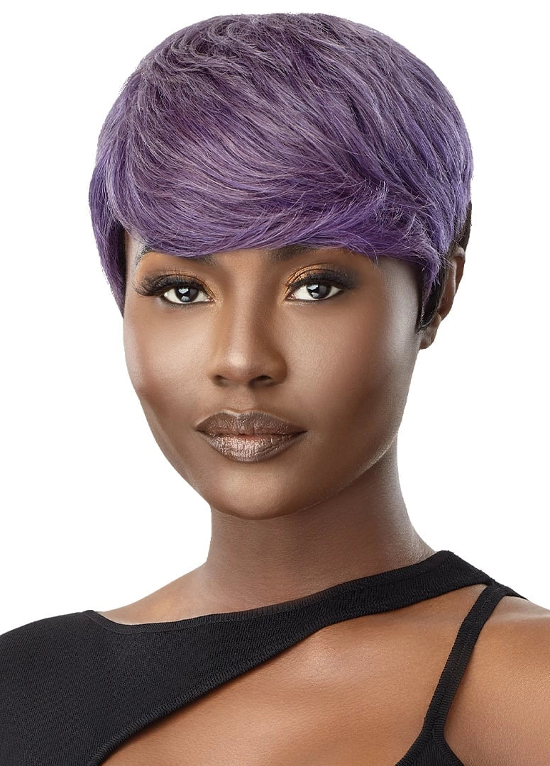 Outre Fab&Fly™ Human Hair Full Cap Wig Color Queen Zayna QHFCQZAY