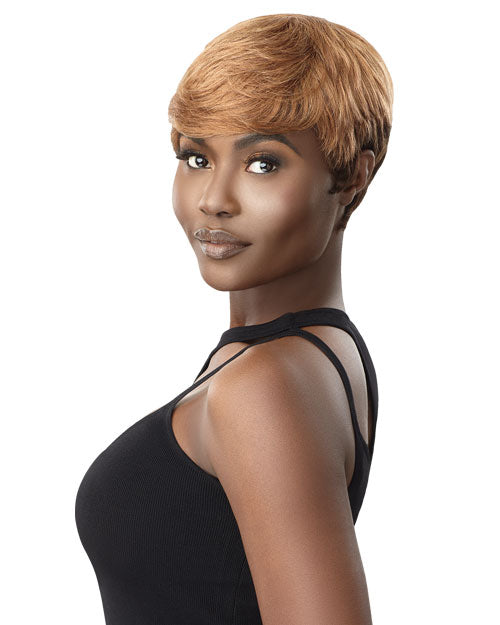 Outre Fab&Fly™ Human Hair Full Cap Wig Color Queen Zayna QHFCQZAY