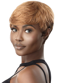 Thumbnail for Outre Fab&Fly™ Human Hair Full Cap Wig Color Queen Zayna QHFCQZAY