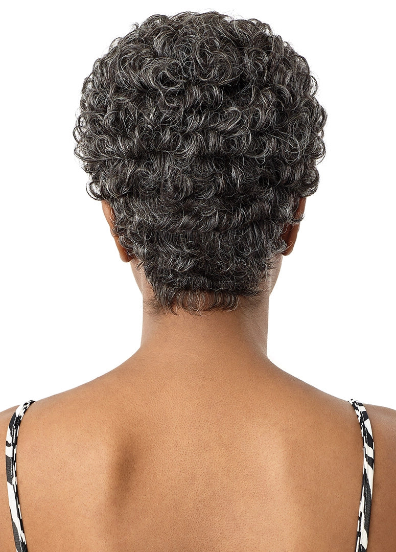 Outre Fab&Fly™ Gray Glamour 100% Unprocessed Human Hair Wig HH-DINA - Elevate Styles