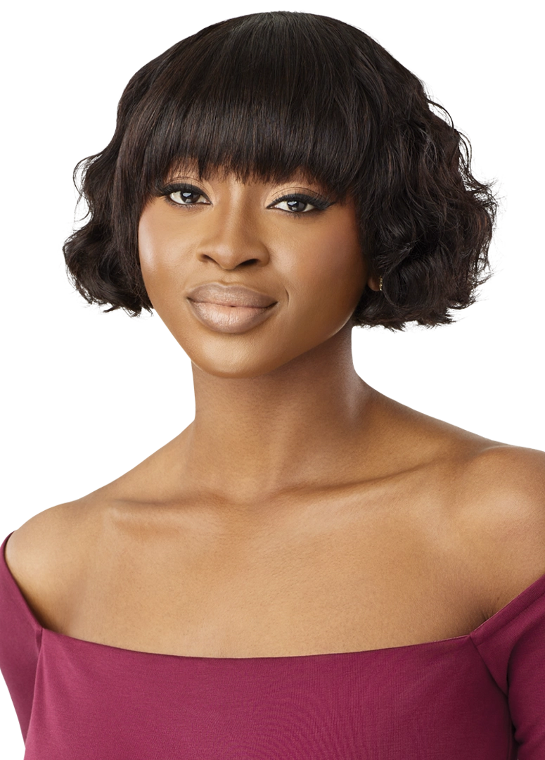 Outre Fab&Fly™ Gray Glamour 100% Unprocessed Human Hair Wig HH LAVINA QHFLAV