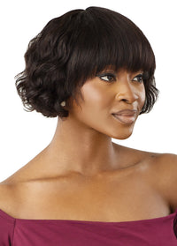 Thumbnail for Outre Fab&Fly™ Gray Glamour 100% Unprocessed Human Hair Wig HH LAVINA QHFLAV