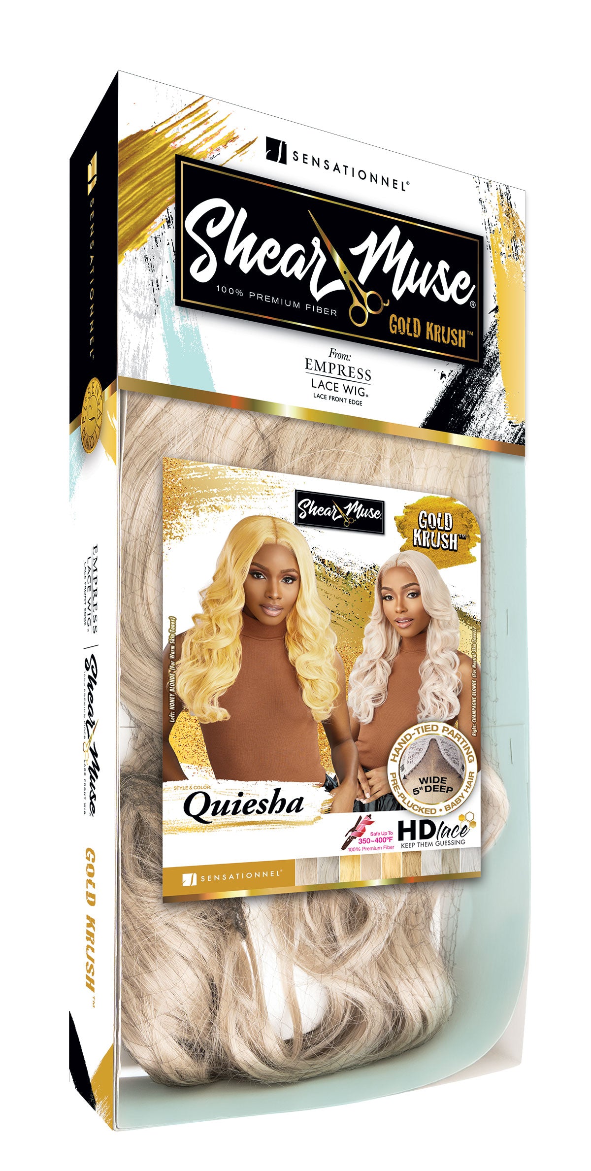 Sensationnel HD Lace Shear Muse™ Lace Front Neon Wig Queisha LS3QUIE