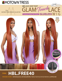 Thumbnail for Motown Tress HD Lace Part Salon Touch Glueless Human Blended Wig HBL.FREE40 - Elevate Styles