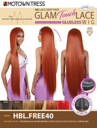 Thumbnail for Motown Tress HD Lace Part Salon Touch Glueless Human Blended Wig HBL.FREE40 - Elevate Styles