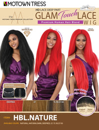 Thumbnail for Motown Tress GlamTouch HD Lace Part Wig - HBL.NATURE - Elevate Styles