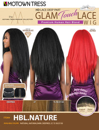 Thumbnail for Motown Tress GlamTouch HD Lace Part Wig - HBL.NATURE - Elevate Styles