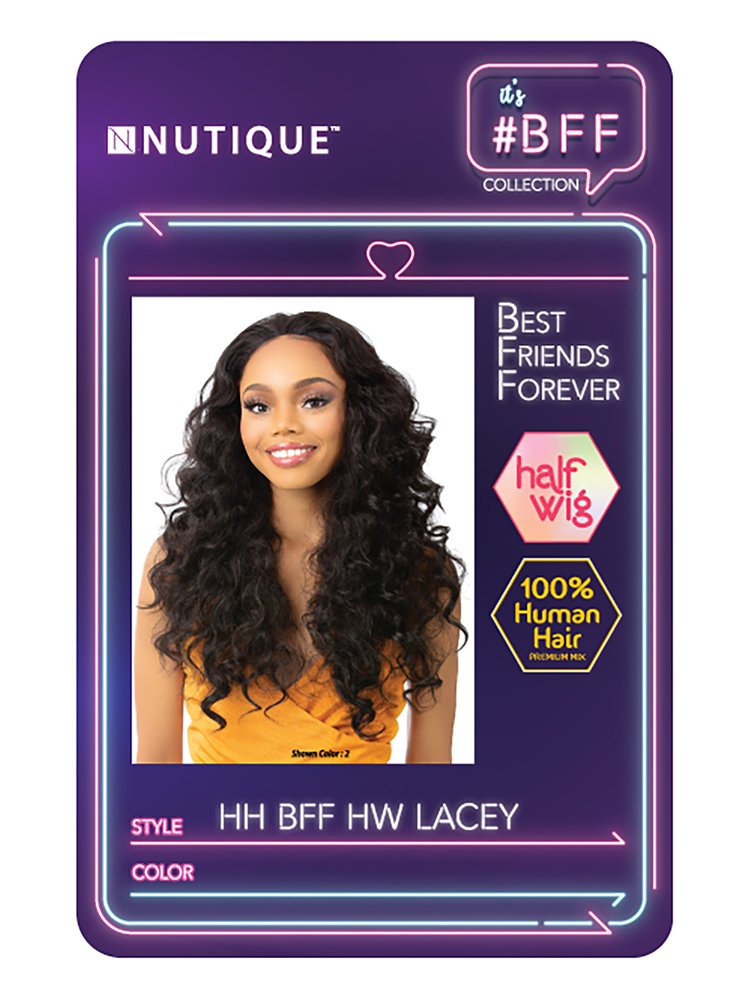 Nutique BFF 100% Human Hair Half Wig - LACEY - Elevate Styles