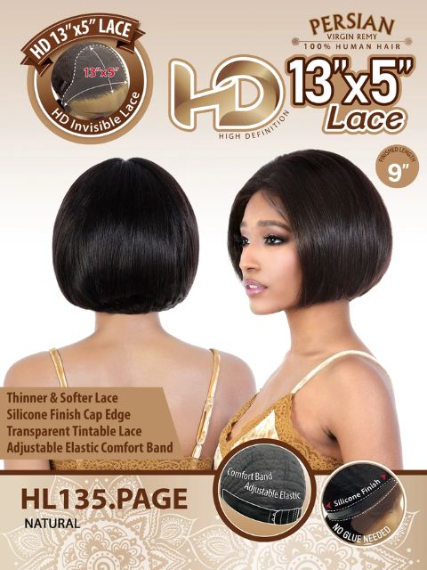 Motown Tress 100% Persian Remy 13x5 Human Hair Lace Wig  HL135.PAGE