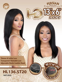 Thumbnail for Motown Tress 100% Persian Remy 13x6 Human Hair Lace Wig  HL136.ST20