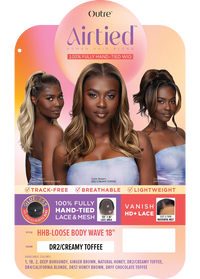 Thumbnail for Outre Airtied Human Hair Blend Vanish HD+ Lace Front Wig HHB-Loose Body Wave 18 - Elevate Styles