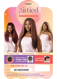 Thumbnail for Outre Airtied Human Hair Blend Vanish HD+ Lace Front Wig HHB-Perm Yaki 26 - Elevate Styles