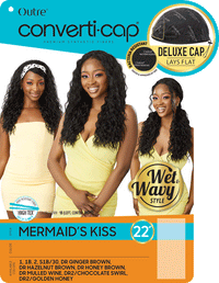 Thumbnail for Outre Converti-Cap Deluxe Cap Wig Wet N Wavy Mermaids Kiss