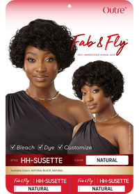 Thumbnail for Outre Fab&Fly™ 100% Unprocessed Human Hair Wig HH Susette