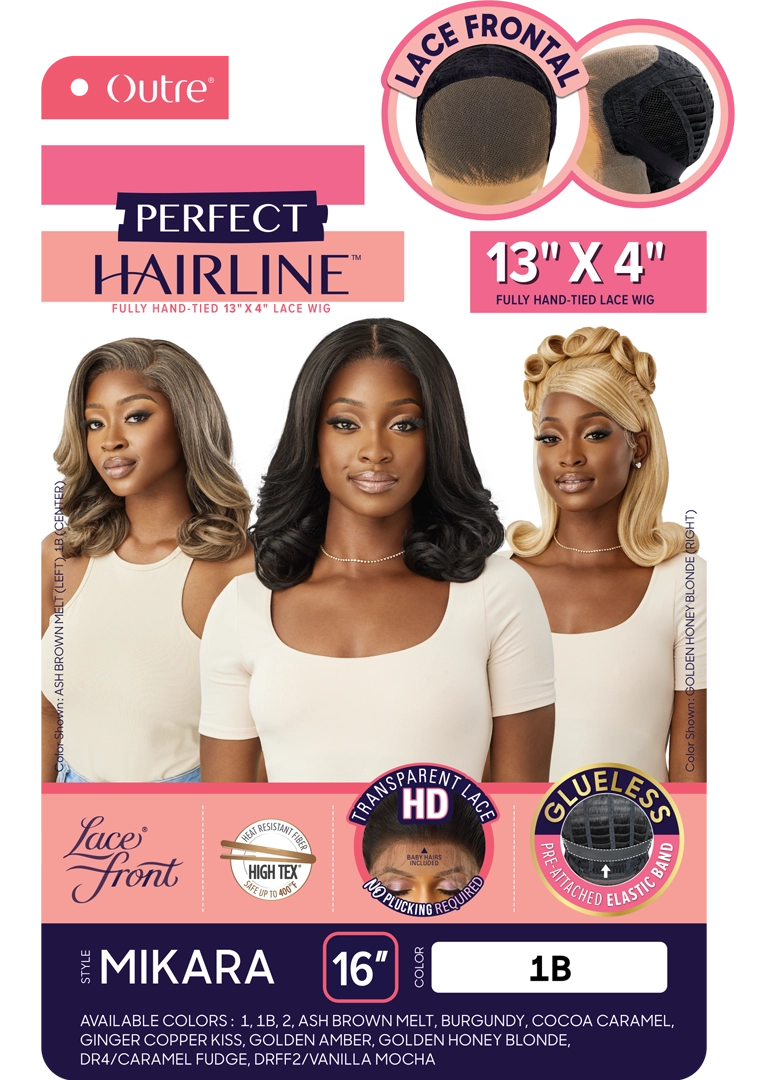 Outre Perfect Hairline 360 Frontal Lace 13"x 6" HD Transparent Lace Front Wig Mikara