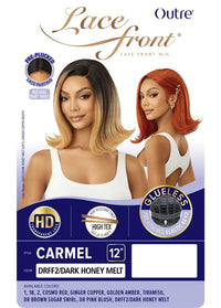 Thumbnail for Outre Synthetic Glueless HD Transparent Lace Front Wig Carmel - Elevate Styles