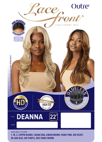 Thumbnail for Outre Synthetic Glueless HD Transparent Lace Front Wig Deanna - Elevate Styles