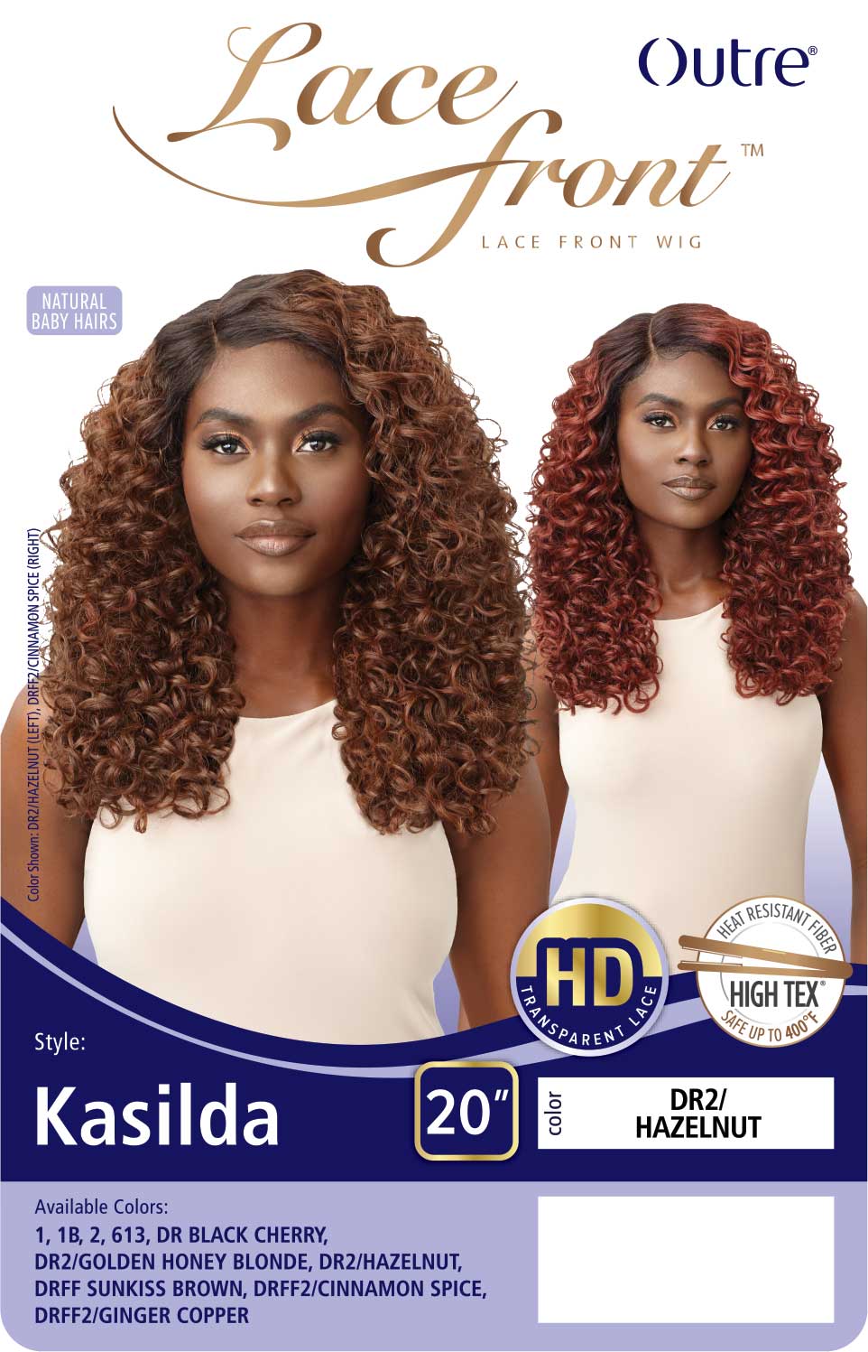 Outre Synthetic HD Transparent Lace Front Wig Kasilda - Elevate Styles