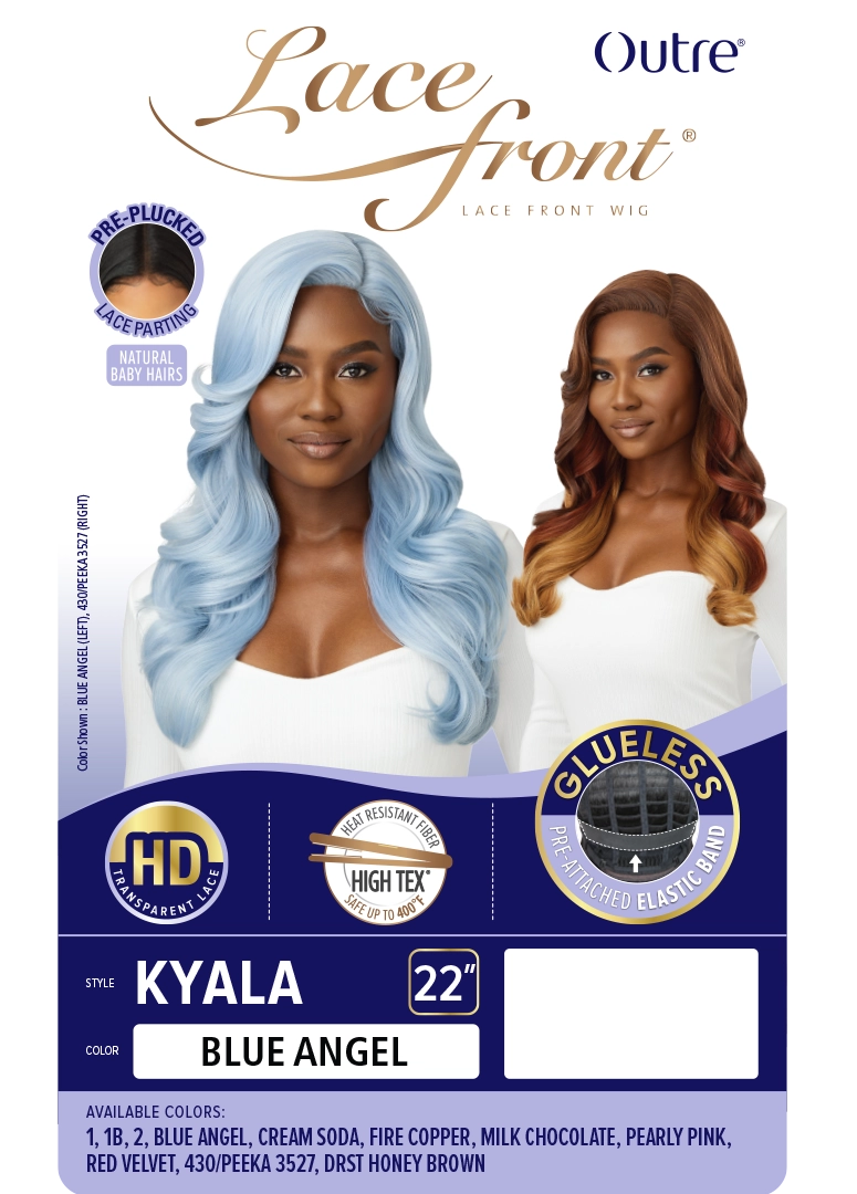 Outre HD Transparent Glueless Lace Pre-Plucked 5" Deep Part Lace Front Wig Kyala - Elevate Styles