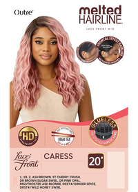 Thumbnail for Outre Synthetic Melted Hairline HD Lace Front Wig Caress QLMHCAR