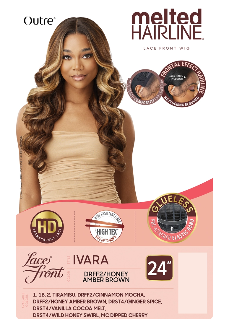 Outre Synthetic Melted Hairline HD Lace Front Wig Ivara QLMHIVA