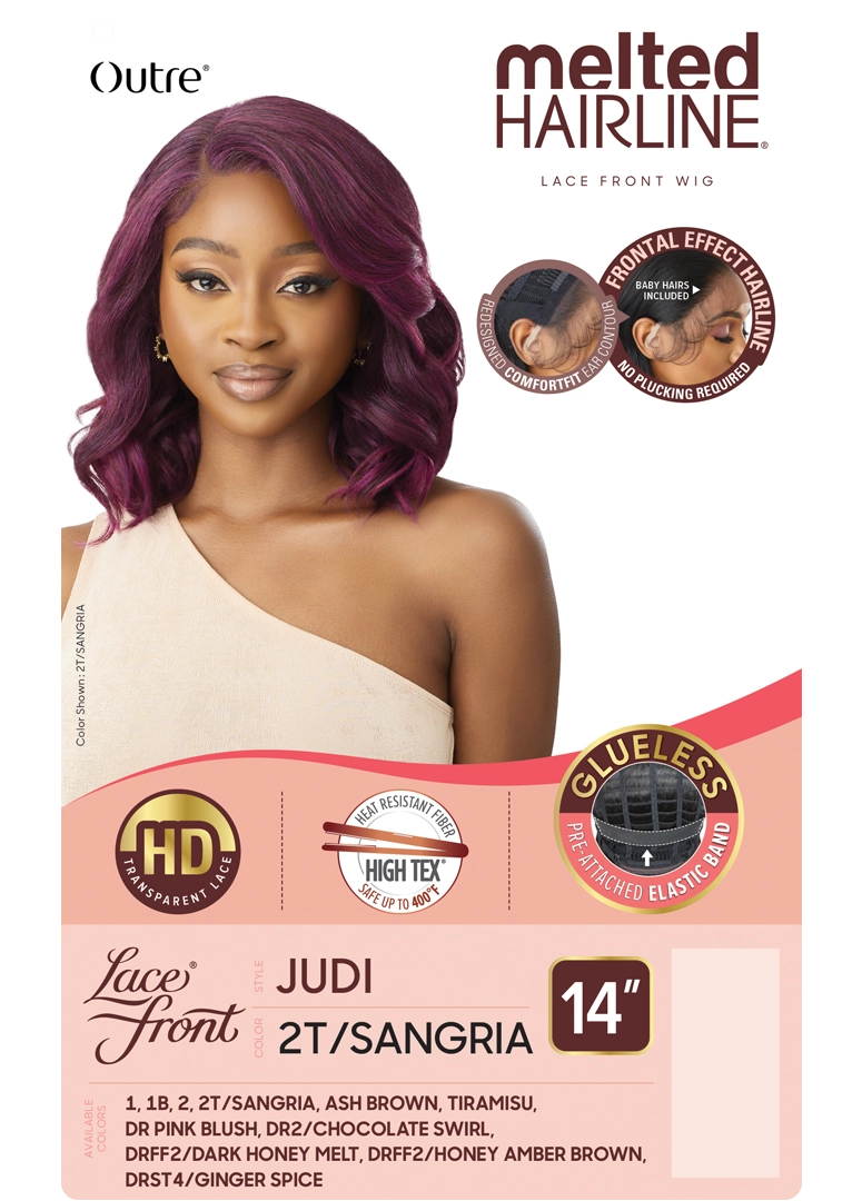 Outre Synthetic Melted Hairline HD Lace Front Wig Judi QLMHJUD