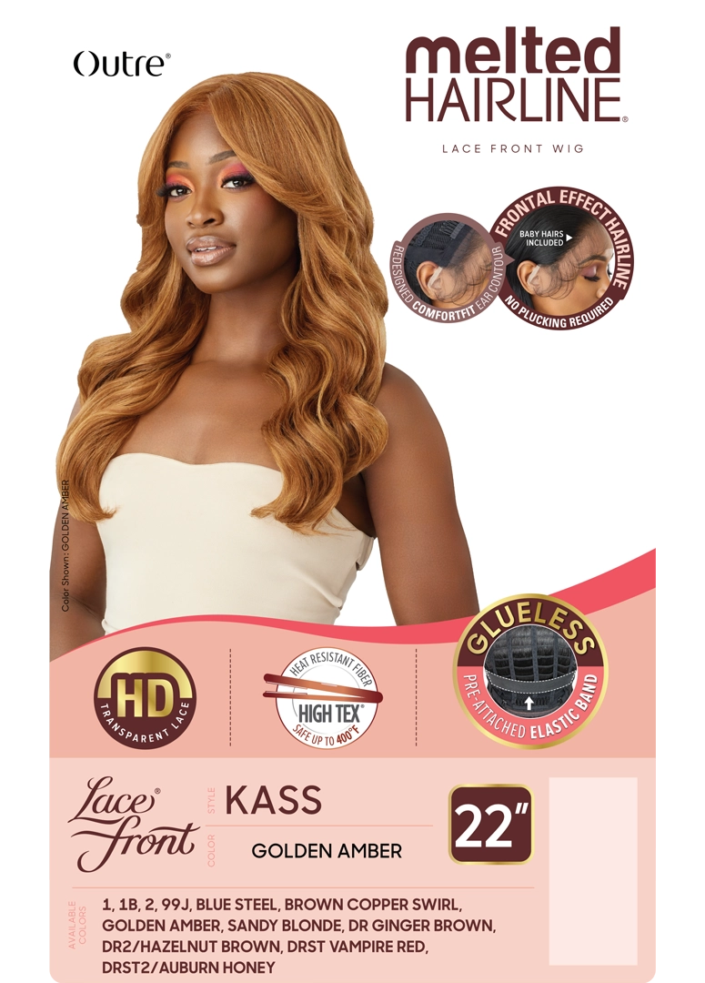 Outre Synthetic Melted Hairline HD Lace Front Wig Kass QLMHKAS