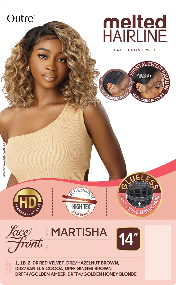 Outre HD Melted Hairline Lace Front Wig - Martisha - Elevate Styles