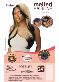 Thumbnail for Outre Synthetic Melted Hairline HD Lace Front Wig Presley QLMHPRE