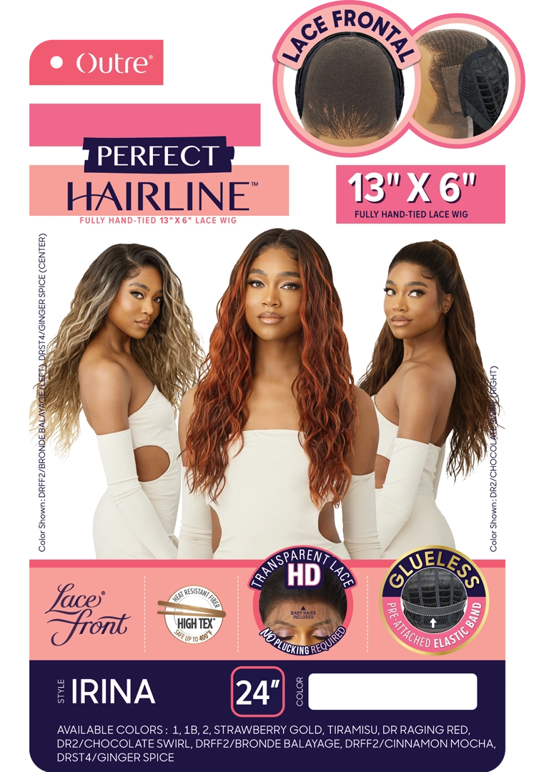 Outre Perfect Hairline 360 Frontal Lace 13"x 6" HD Transparent Lace Front Wig Irina