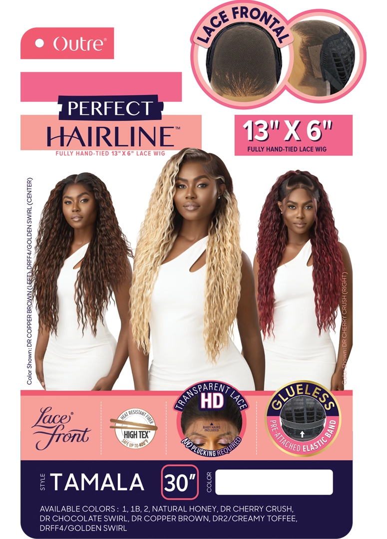 Outre Perfect Hairline 360 Frontal Lace 13"x 6" HD Transparent Lace Front Wig Tamala - Elevate Styles