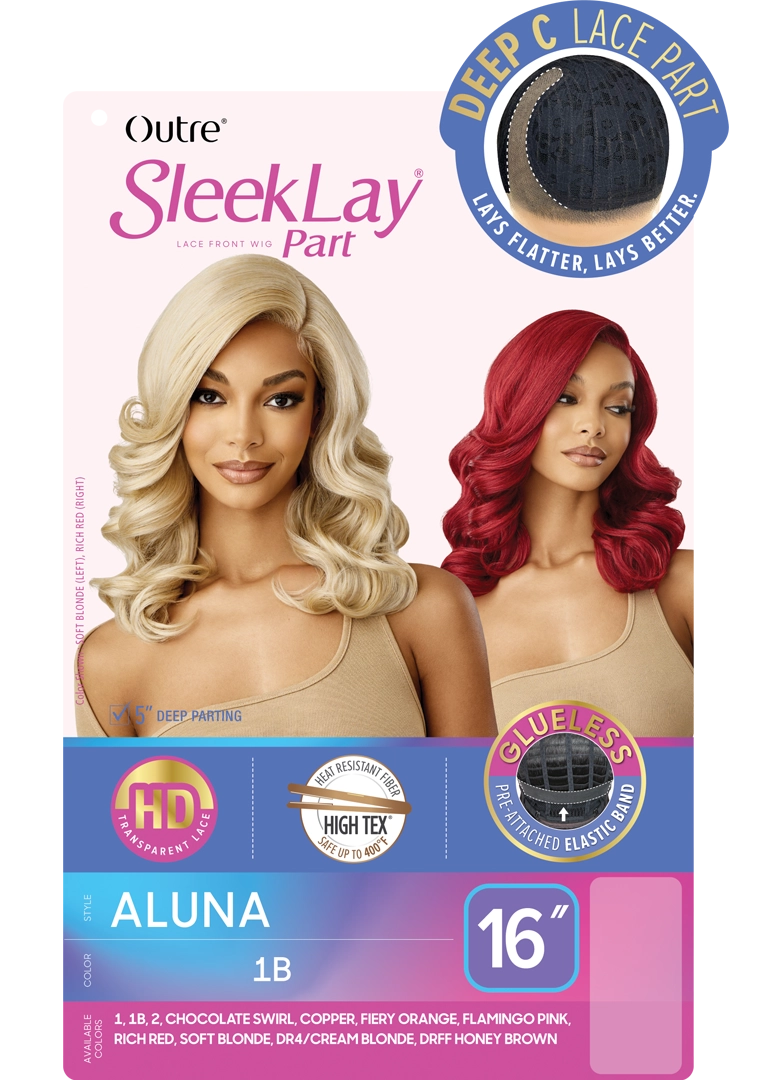 Outre SleekLay Synthetic Lace Front Wig Aluna - Elevate Styles